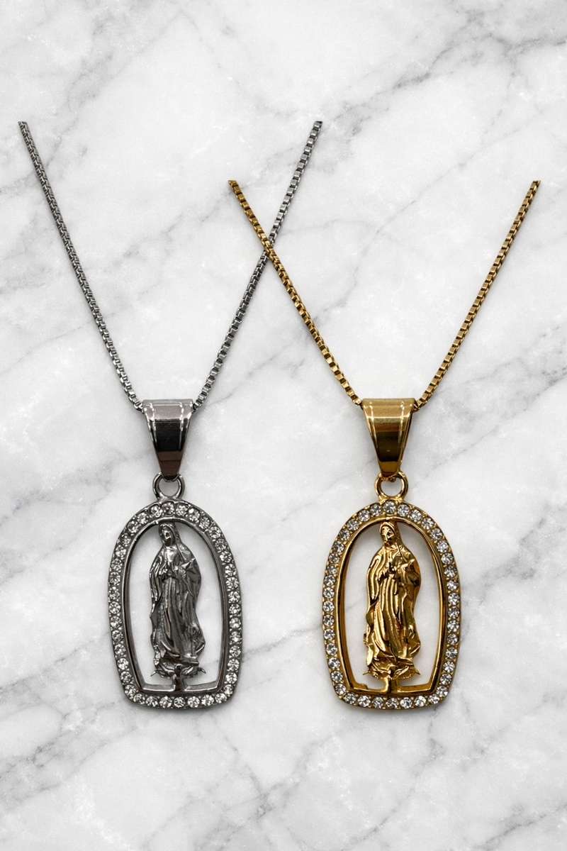 Collana Luce gemella con zirconi