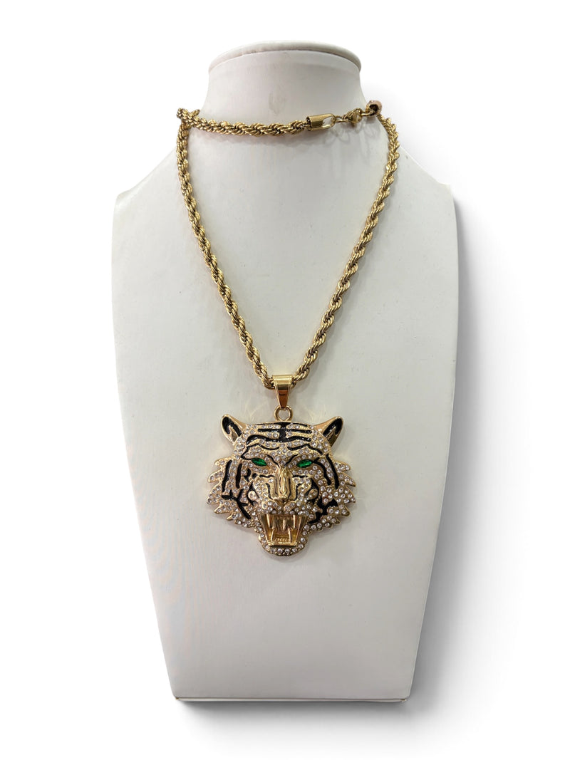 Collana Tiger zirconata